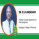 Karpagam College of Pharmacy, Professor & Head,  Department of Pharmacognosy: Dr. C.S. Kandasamy Interview